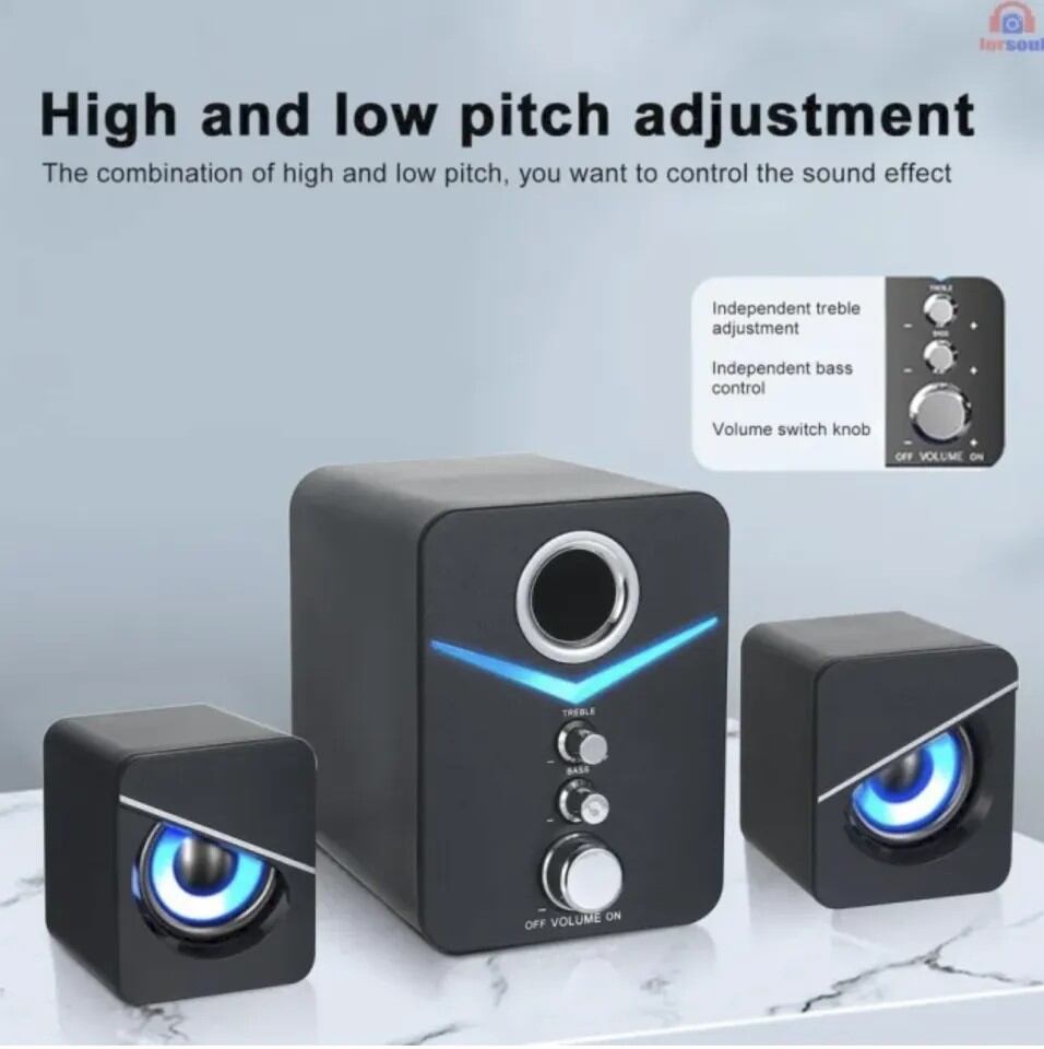 KISONLI U3100 Surround Bass Mini Speaker Stereo Multimedia Computer Portabel - Image 4