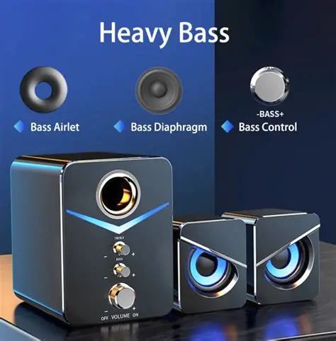KISONLI U3100 Surround Bass Mini Speaker Stereo Multimedia Computer Portabel - Image 2